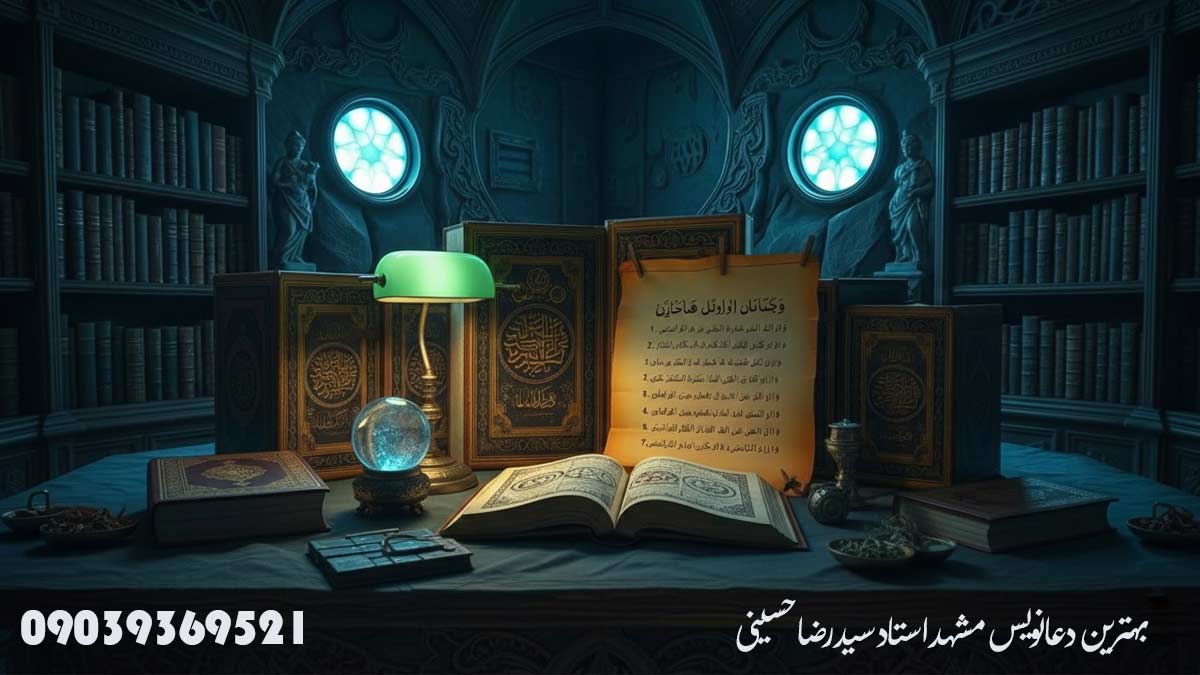 بهترین دعانویس مشهد استاد سید رضا حسینی- کتاب قران و ادعیه و برگه دعا